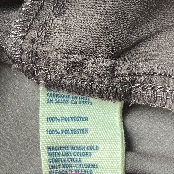 American Eagle Outfitters Mauve Layered Chiffon Blouse – Size Large - Picture 6 of 9